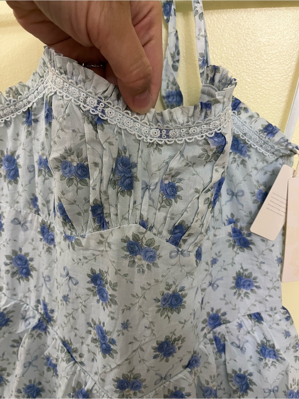 NEW Altar’d State Light Blue Solene Floral Maxi Dress Size S and M Available NWT - Picture 5 of 11